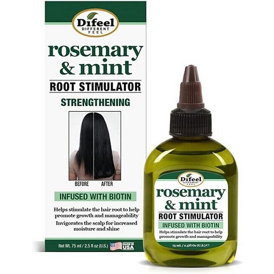 Difeel Rosemary And Mint Root Stimulator Infused With Biotin 75ml